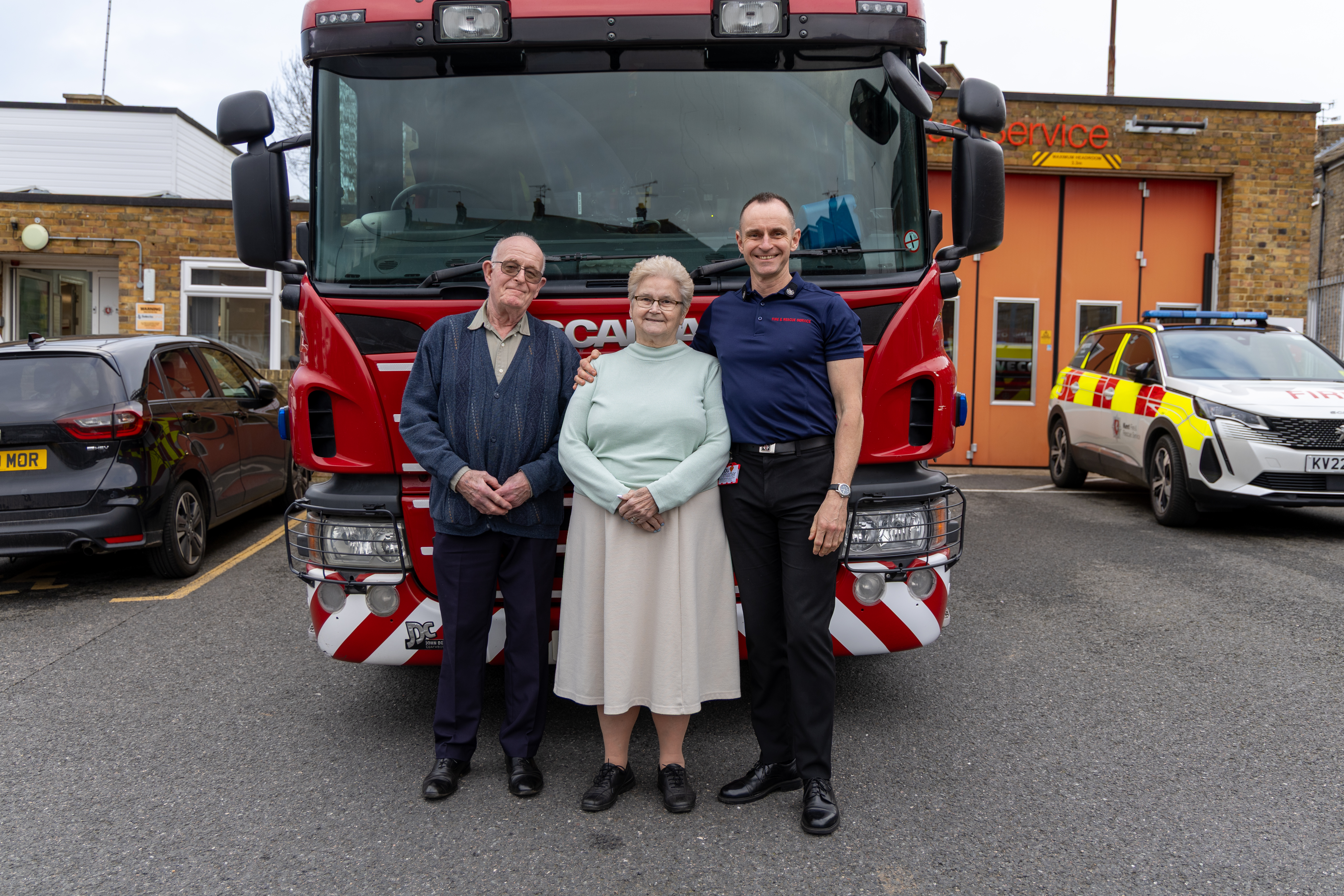 KFRS Group Manager Joe Bathurst with parents Mark and Pam.