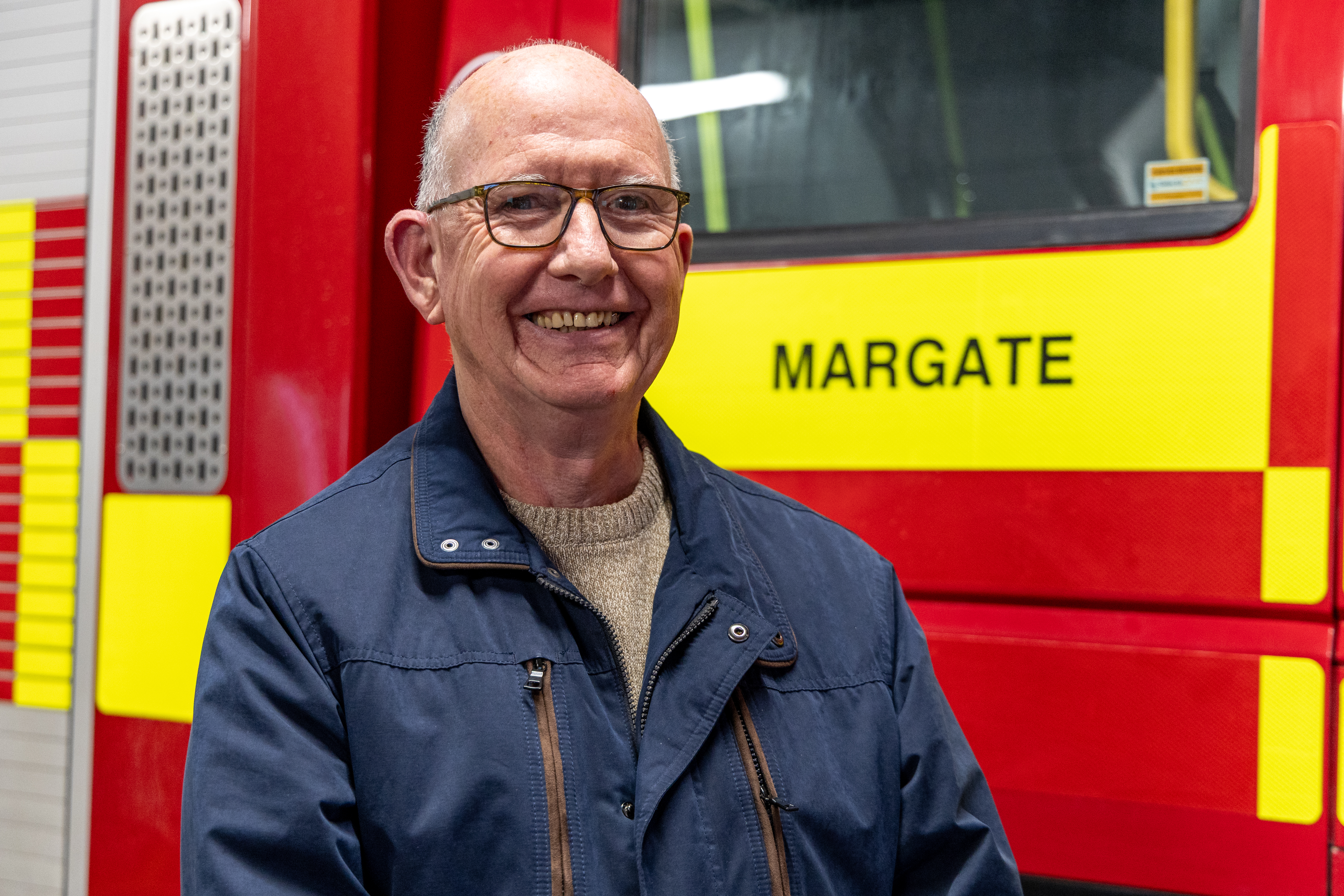Retired station commander, Tony Hodges.