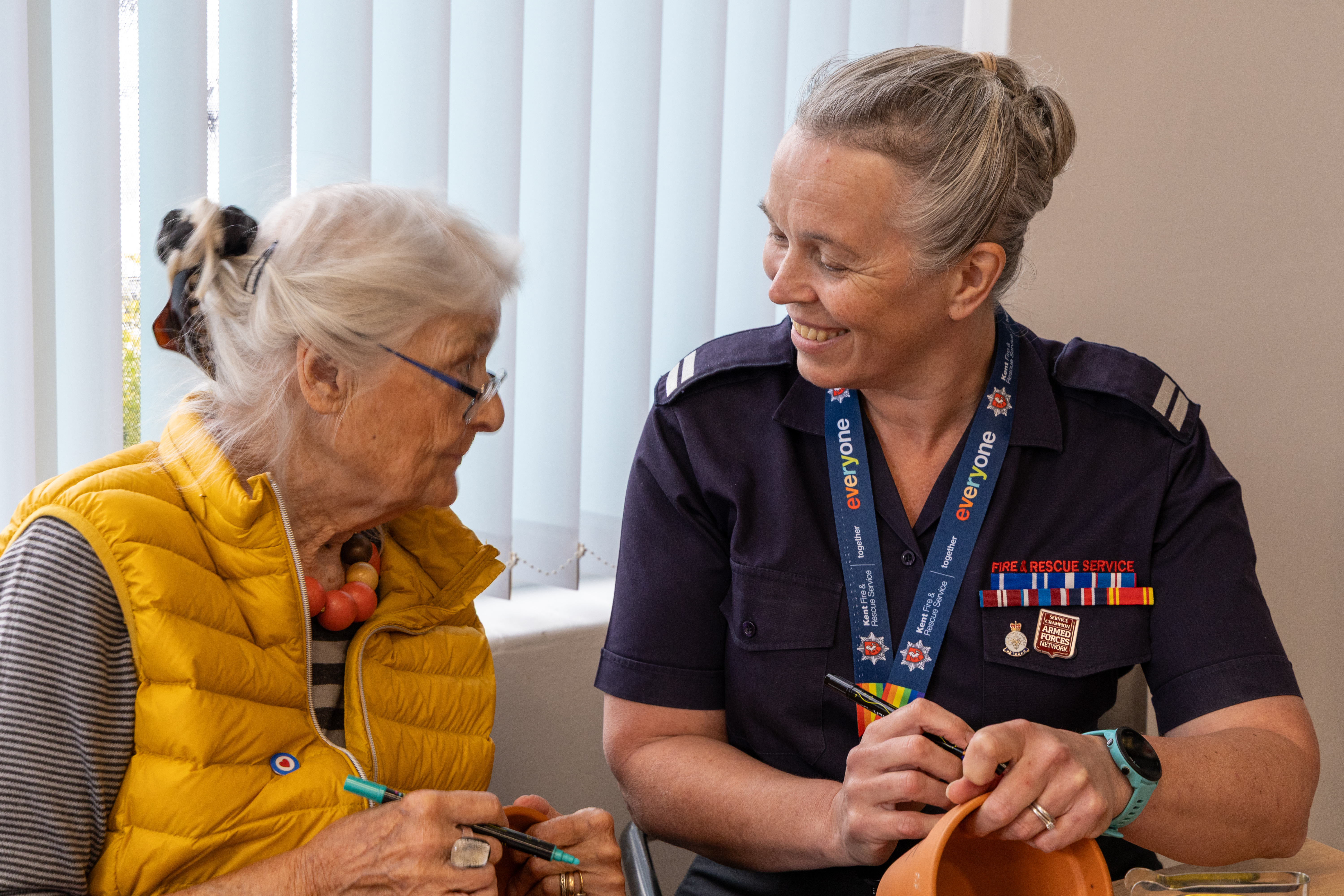 KFRS visits the RAF Benevolent Fund’s Every Generation group. 