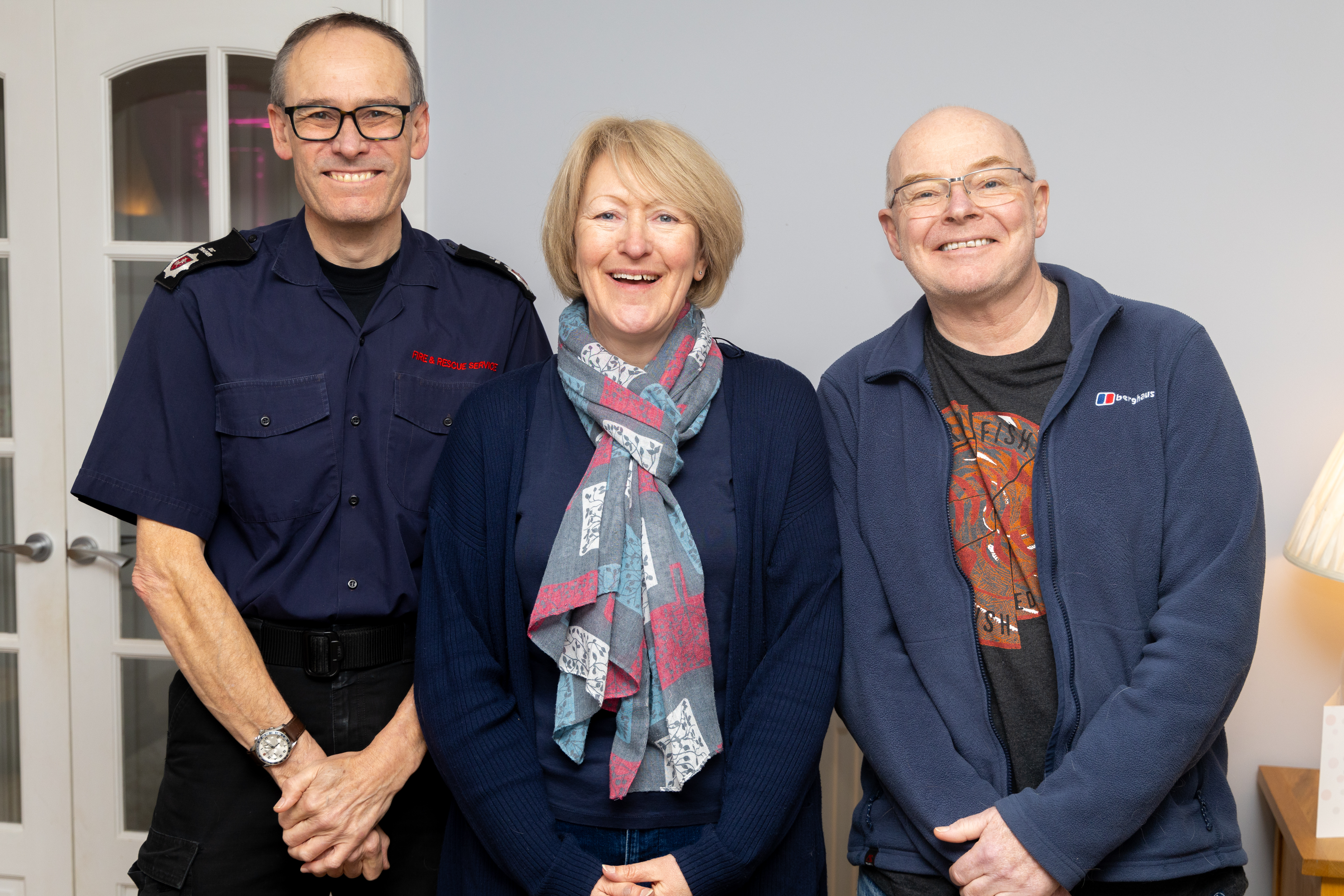 James Lang, Kirsty and her husband Cliff