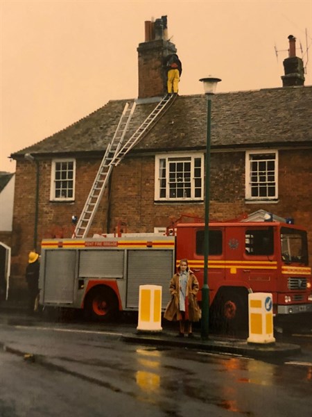 Florence, aged 10, after calling for the fire service.