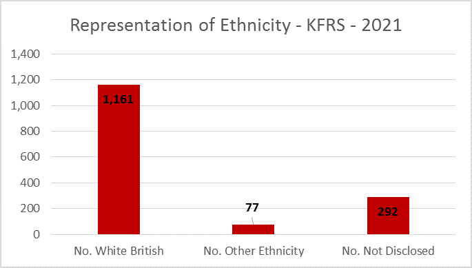 representation of ethnicity - KFRS - 2021