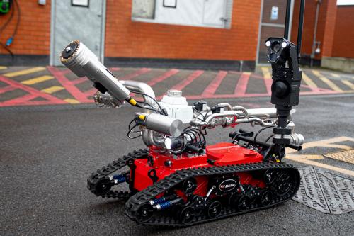 One of the UK's first firefighting robots arrives in Kent | Kent Fire and Rescue  Service