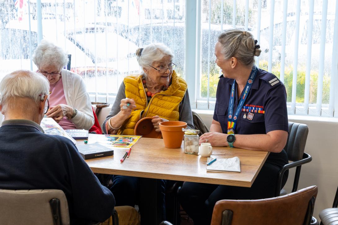 KFRS visits the RAF Benevolent Fund’s Every Generation group. 