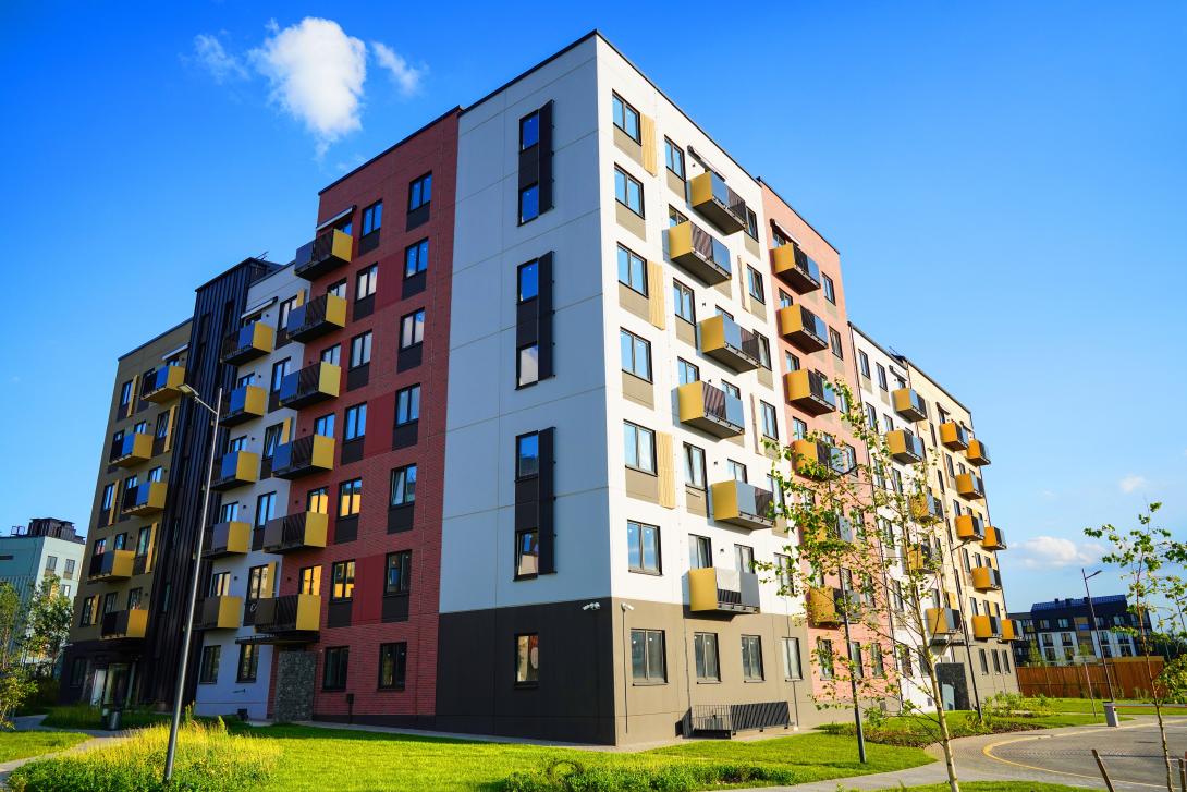 6 storey UK block of flats