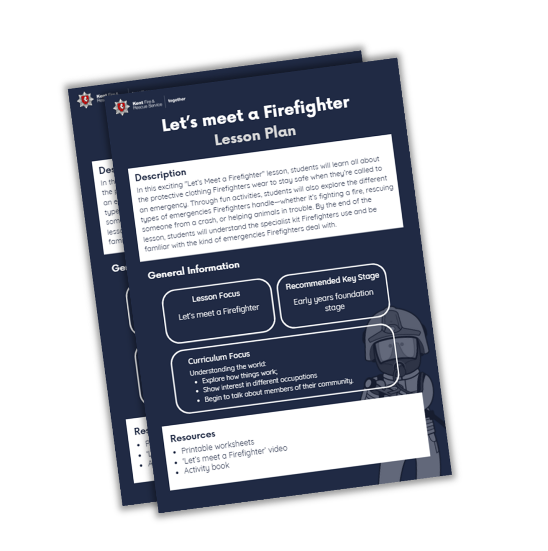 Meet a firefighter lesson plan