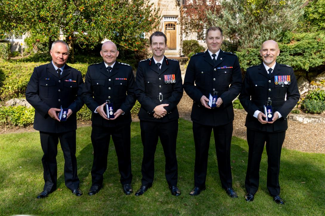 Brad Rebecck, Jim Chaston, Matt Deadman, Dom Moore and Jamie Muddle.