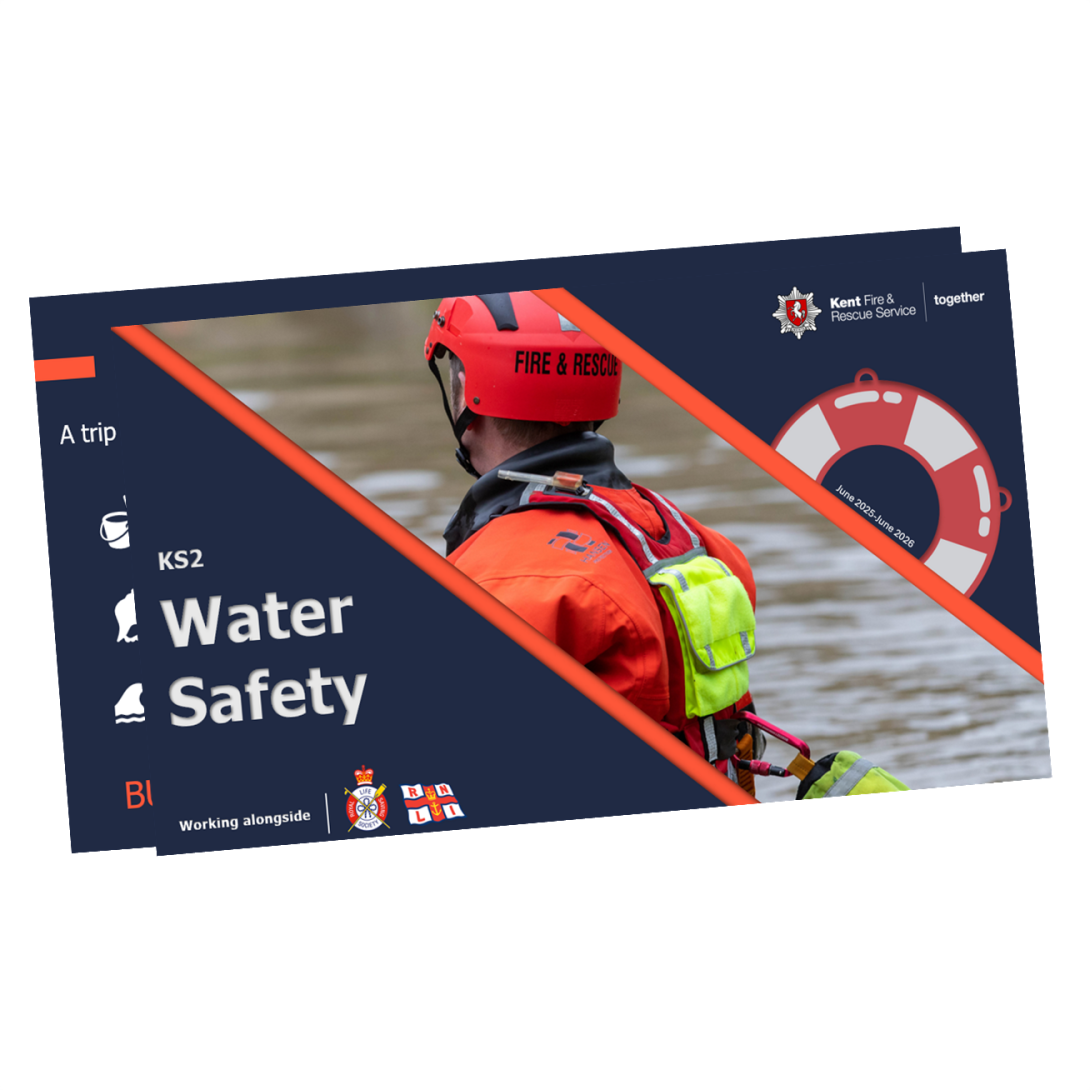 A screenshot image of the title page of the water safety PowerPoint presentation