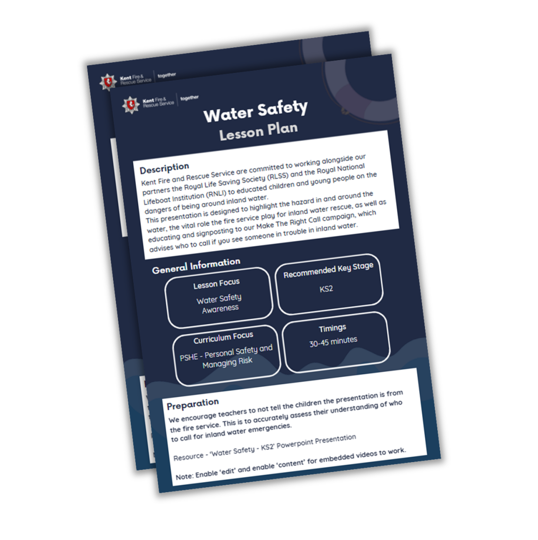 water safety lesson plan