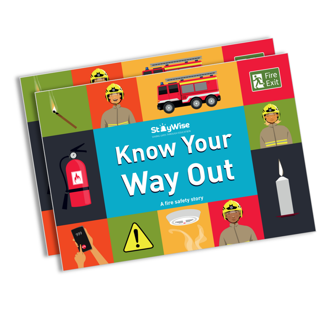 'Know your way out' storybook cover by Staywise